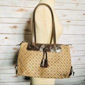 Dooney & Bourke Signature DB Jacquard Tote Bag